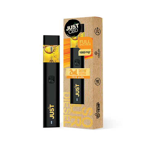 2ML CBD Disposable Full Spectrum: Sour Diesel - 10 pack