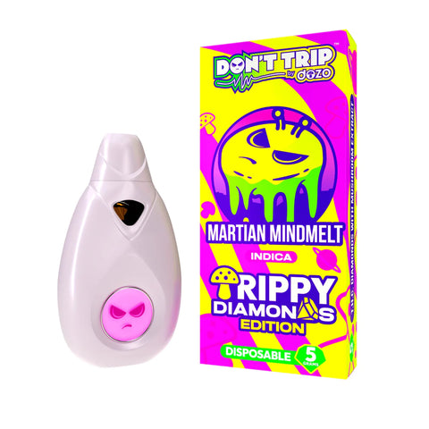 Trippy Diamonds Mushroom Vape: Martian Mindmelt (INDICA) - 5 Pack Box