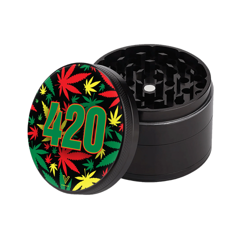 420 Rasta 4-Piece SharpShred Grinder